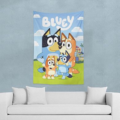Bluey Hooray Heelers Wall Hanging Tapestry 40X57 inches