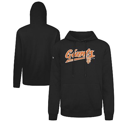 Men's Levelwear Black San Francisco Giants Podium Fleece Pullover Hoodie