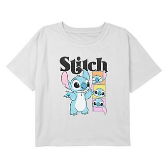Disney's Lilo & Stitch Photo Booth Pictures Girls 7-16 Cropped Graphic Tee