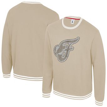 Unisex Stadium Essentials Tan Indiana Fever Club Level Chenille Pullover Sweatshirt