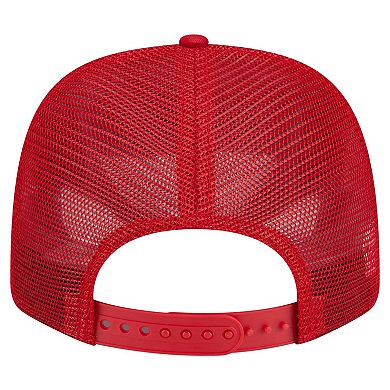 Men's New Era Red NC State Wolfpack Primary 9SEVENTY Trucker Stretch-Snap Hat