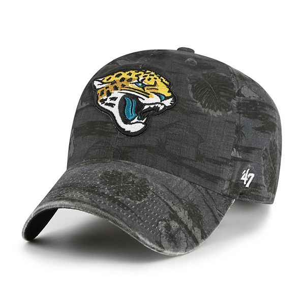 Men's '47 Black Jacksonville Jaguars Fiji Clean Up Adjustable Hat