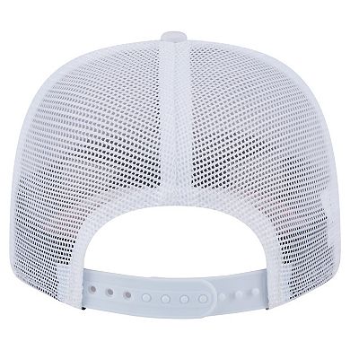 Men's New Era White Texas Rangers Flamingo Mesh Back 9SEVENTY Stretch-Snap Hat