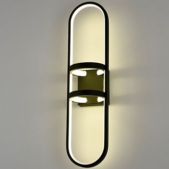 Siena Black LED Wall Lights Modern Wall Sconce