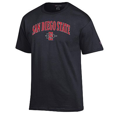 Men's�Champion Black San Diego State Aztecs Arched Logo T-Shirt