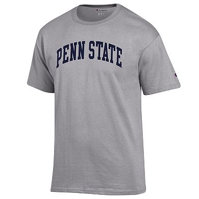 Men's Champion Heather Gray Penn State Nittany Lions Basic Arch T-Shirt