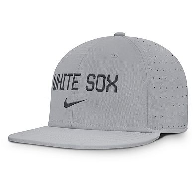 Men's Nike Gray Chicago White Sox True Performance Fitted Hat