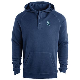 Men's Dunbrooke Navy Seattle Mariners Montana Lightweight Raglan Pullover Hoodie