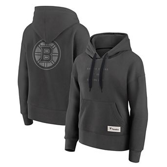 Women's Fanatics Charcoal Boston Bruins Elements Future Ground Subtle Tonal Pullover Hoodie