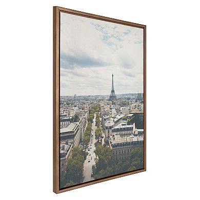 Sylvie France Framed Canvas by Laura Evans