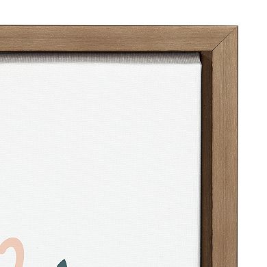 Sylvie Being Kind is Kinda Magical v2 Framed Canvas by Yellow Heart Art