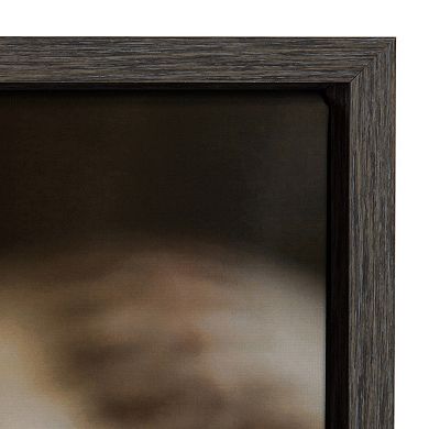 Sylvie Softball Close Up Framed Canvas by Shawn St. Peter