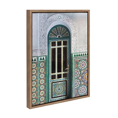 Sylvie Morocco Essaouira Door Framed Canvas by Golie
