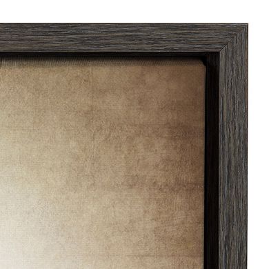 Sylvie Baseball Glove And Bat Framed Canvas by Shawn St. Peter