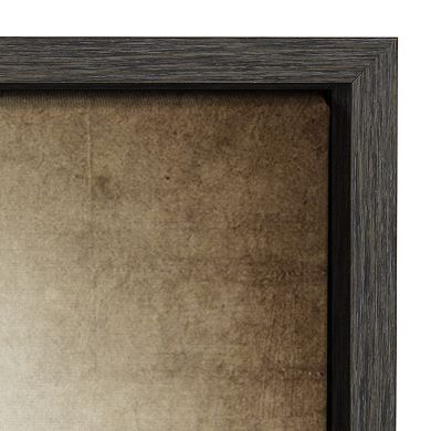 Sylvie Vintage Baseball Glove Framed Canvas By Shawn St. Peter