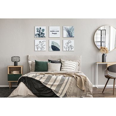 Botanical Greenery Floating Acrylic Set