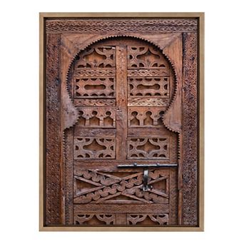 Sylvie Morocco Marrakech Door II Framed Canvas by Golie