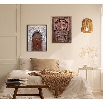 Sylvie Morocco Marrakech Door II Framed Canvas by Golie