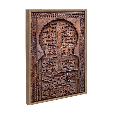 Sylvie Morocco Marrakech Door II Framed Canvas by Golie