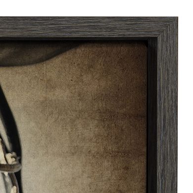 Sylvie Basketball Net Framed Canvas Wall Art by Shawn St. Peter