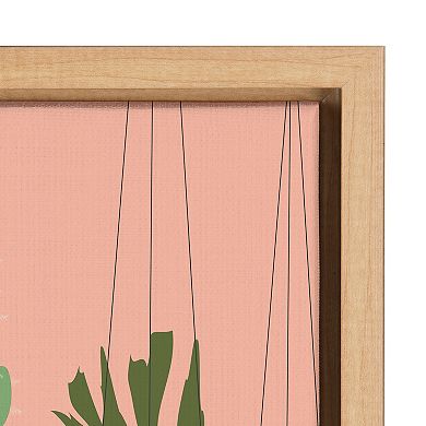 Sylvie Plant Lady Framed Canvas by Queenbe Monyei