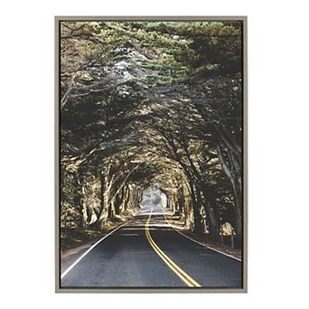 Sylvie Road Tripping Framed Canvas by Patricia Hasz of Patricia Rae Photography