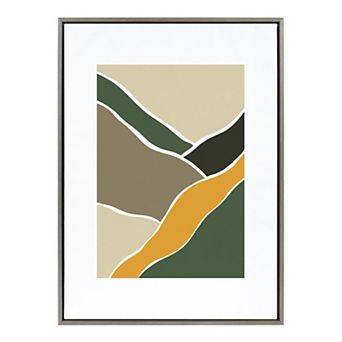 Sylvie Fields of Sun 3 Framed Canvas by Maja Mitrovic of Makes My Day Happy