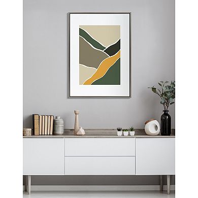 Sylvie Fields of Sun 3 Framed Canvas by Maja Mitrovic of Makes My Day Happy