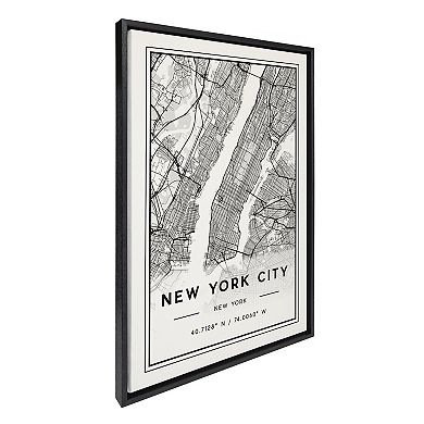 Sylvie New York City Modern Framed Canvas by Jake Goossen