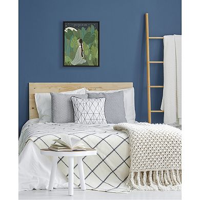 Sylvie Lady of the Forest Framed Canvas by Queenbe Monyei