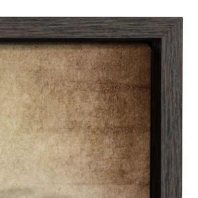 Sylvie Three Vintage Baseballs Framed Canvas by Shawn St. Peter