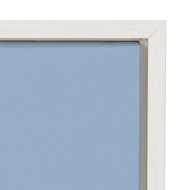 Sylvie Inky Hippo Framed Canvas by Lauradidthis