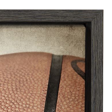 Sylvie Vintage Bball Framed Canvas by Shawn St. Peter