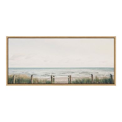 Sylvie Pale Sky Framed Canvas by Emiko and Mark Franzen of F2Images