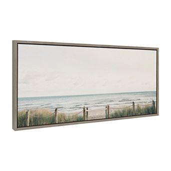 Sylvie Pale Sky Framed Canvas by Emiko and Mark Franzen of F2Images