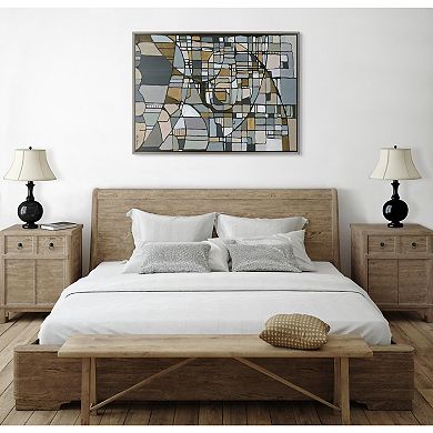 Sylvie Deco Nadeau Framed Canvas by Leah Nadeau