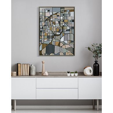 Sylvie Deco Nadeau Framed Canvas by Leah Nadeau