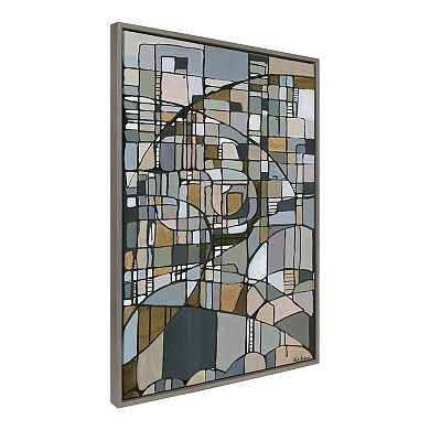 Sylvie Deco Nadeau Framed Canvas by Leah Nadeau