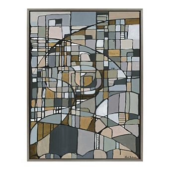 Sylvie Deco Nadeau Framed Canvas by Leah Nadeau