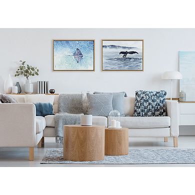 Sylvie Stingray Framed Canvas by Julie Maida