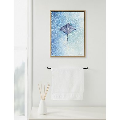 Sylvie Stingray Framed Canvas by Julie Maida