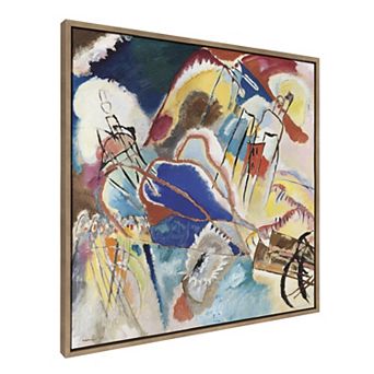 Sylvie Vasily Kandinsky Improvisation Cannons 1913 Framed Canvas by The Art Institute of Chicago