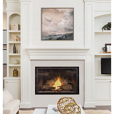 Sylvie When the North Wind Blows- Sepia Framed Canvas by Nel Whatmore