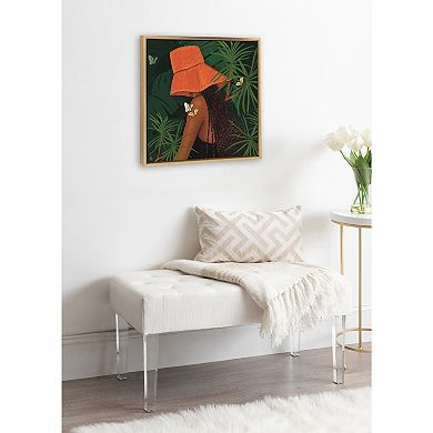 Sylvie Tell Me About Hope Framed Canvas by Mary Joak