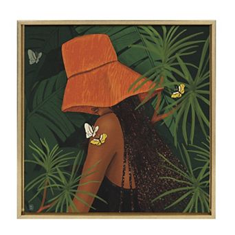 Sylvie Tell Me About Hope Framed Canvas by Mary Joak