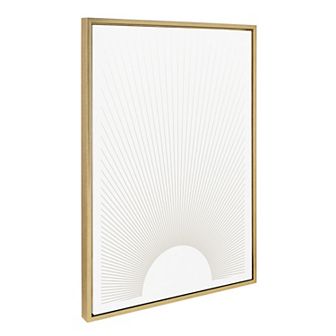 Sylvie Sun Rays Framed Canvas by Rocket Jack