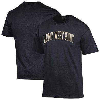 Men's Champion Black Army Black Knights Basic Arch T-Shirt