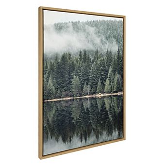 Sylvie Misty Forest Framed Canvas by Emiko and Mark Franzen of F2Images