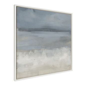 Sylvie The Blues Framed Canvas by Mary Sparrow