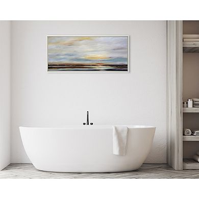 Sylvie Carolina Sunset Framed Canvas by Mary Sparrow